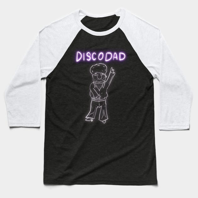 Disco dad t shirt mug coffee apparel Baseball T-Shirt by M G Lovecraft